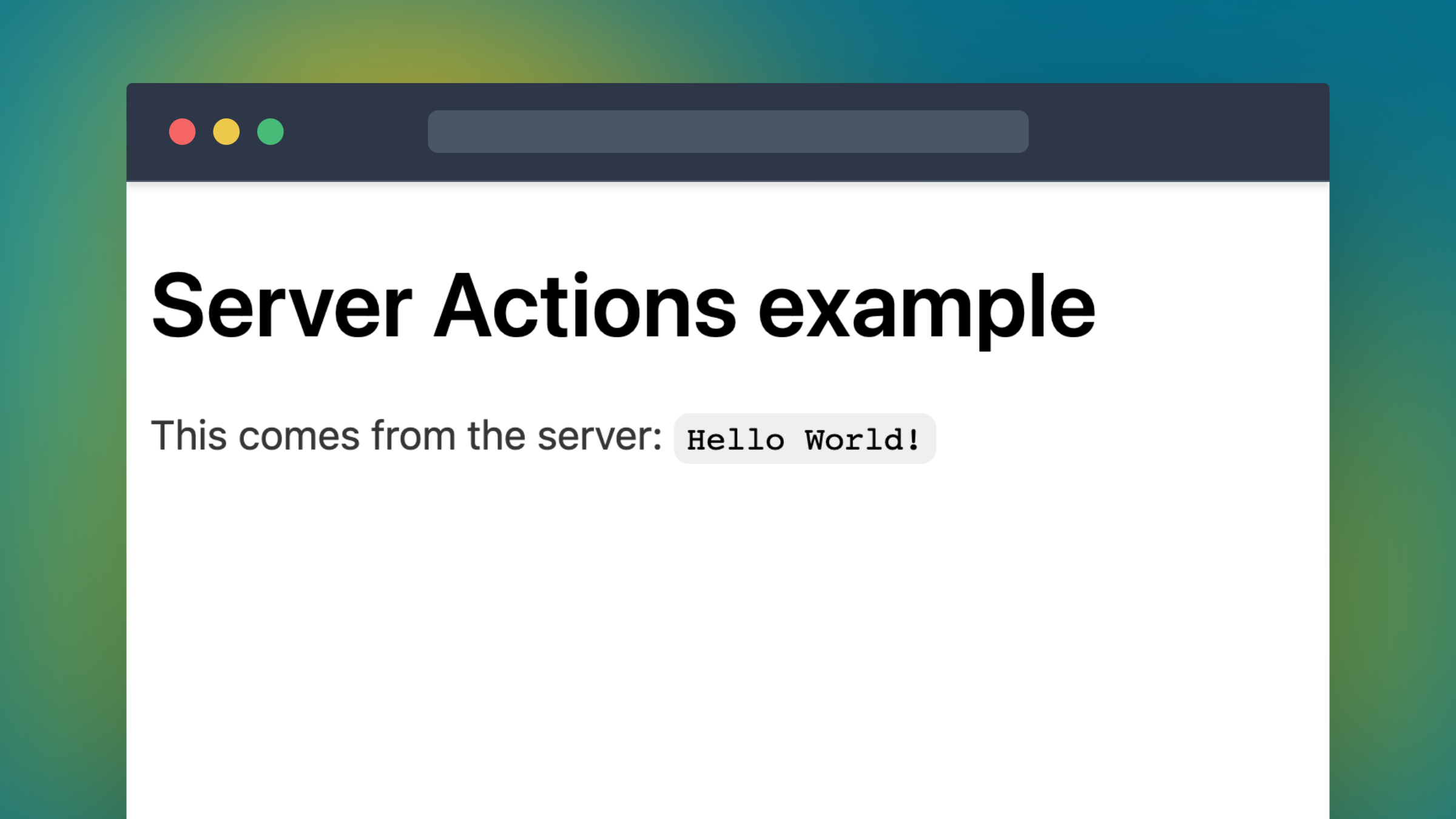 The simplest understand Server Actions Next.js